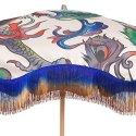 Parasolka plażowa z frędzlami TRADITIONAL BLEND niebieska