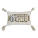 Poduszka wabi sabi z frędzlami wykonana z bawełny (70x40)
