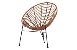 Krzesło ogrodowe okrągłe teracotta JANE