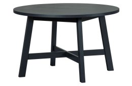 Stół do jadalni sosnowy BENSON Ø120 cm czarny