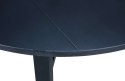Stół do jadalni sosnowy BENSON Ø150 cm czarny