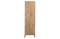 Szafka drewniana wąska z półkami GRAVURE dębowa