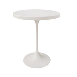 UNC stolik kawowy wysoki błyszący biały