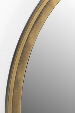 Lustro okrągłe metalowe MISIA 60 cm antyczny mosiądz