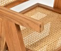 Krzesło proste drewniane z plecionką BARI 1