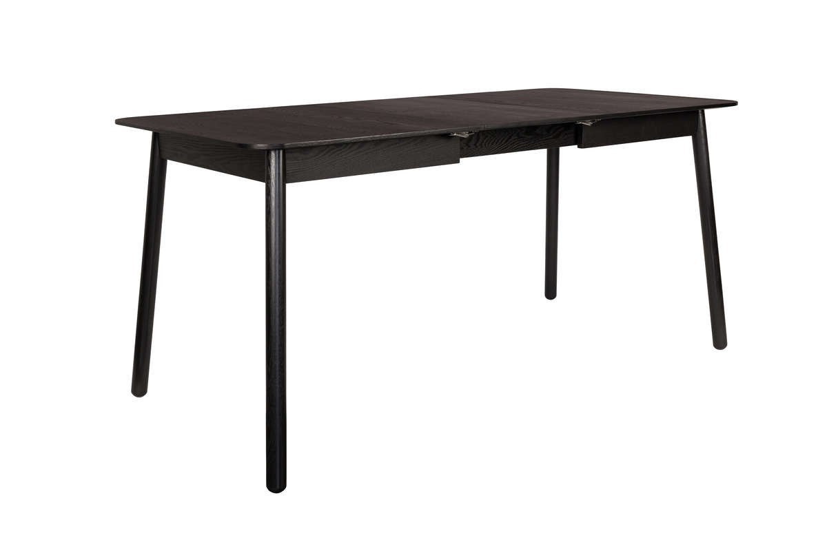 Stół rozkładany GLIMPS 120/162X80 czarny