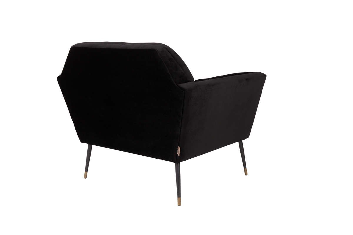 Fotel lounge KATE czarny