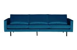 Sofa 3-osobowa RODEO aksamitna niebieska