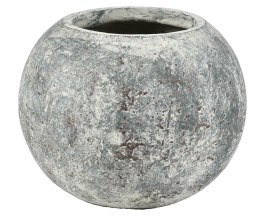Osłonka ceramiczna kula szara z przetarciami GIARDINO A