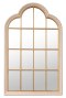 Lustro okno kremowo-złote CASABLANCA 140x88 cm