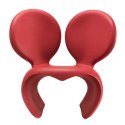 Fotel z uszami Miki Don't F**K With The Mouse czerwony