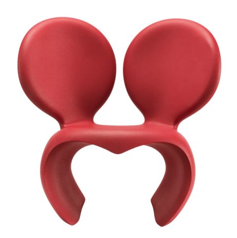 Fotel z uszami Miki Don't F**K With The Mouse czerwony