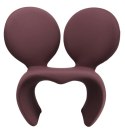 Fotel z uszami Miki Don't F**K With The Mouse (fabric) czerwony