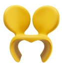 Fotel z uszami Miki Don't F**K With The Mouse żółty