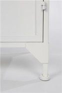 Witryna metalowa wysoka 2-drzwiowa MONICA biała