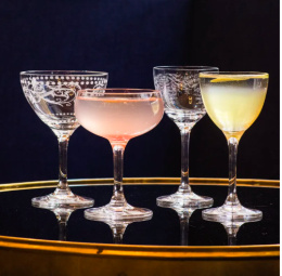 Kieliszek do martini prążkowany Classic Cocktails Optic