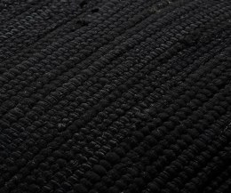 Poduszka bawełna z jutą czarno-naturalna 50x50 cm Boho 7