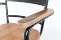 Fotel drewniany z podłokietnikami GABRIEL naturalny
