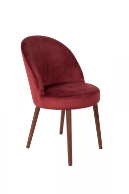 Krzesło tapicerowane Barbara czerwone