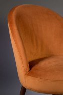 Krzesło tapicerowane Barbara pomarańczowe