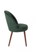 Krzesło tapicerowane Barbara zielone