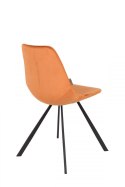 Krzesło tapicerowane Franky pomarańczowe