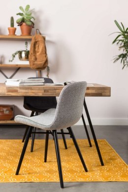 Krzesło tapicerowane LEONARD antracytowe
