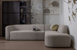 Sofa narożna prawa SLOPING naturalny/melanż