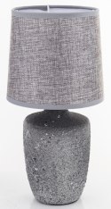 Lampa stołowa ceramiczna struktura kamienia STONED szara