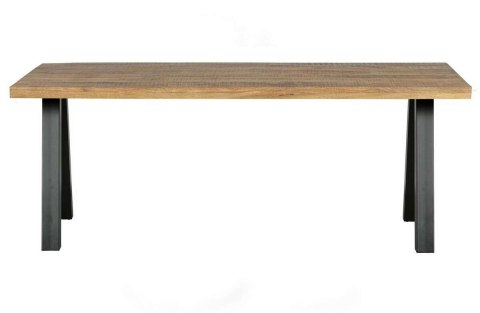Stół Tablo drewno mango 200x90 naturalny & Utrecht Leg czarny
