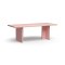 Stół jadalniany prostokątny 220 cm różowy