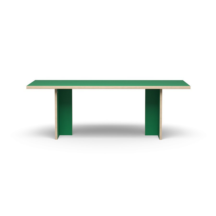 Stół jadalniany prostokątny 220 cm zielony