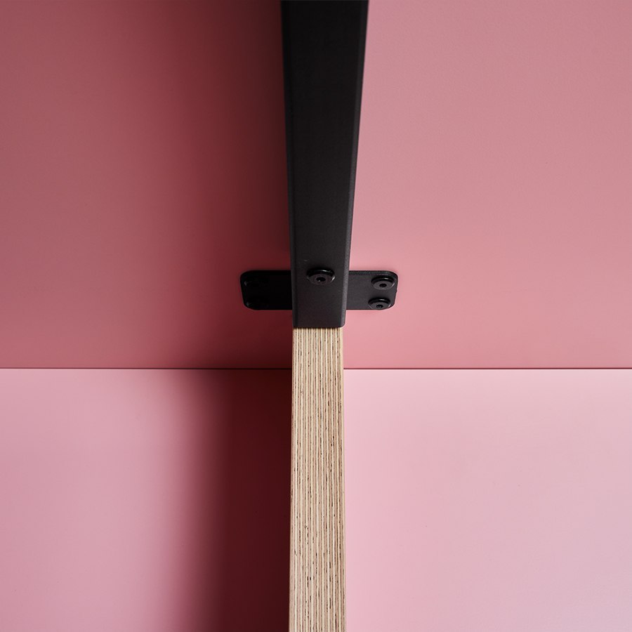 Stół jadalniany prostokątny 280 cm różowy