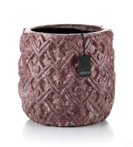 Osłonka ceramiczna drapowana fioletowa CARLA XL