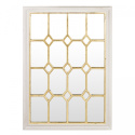 Lustro okno kremowo-złote CASABLANCA 100x70 cm