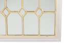Lustro okno kremowo-złote CASABLANCA 100x70 cm