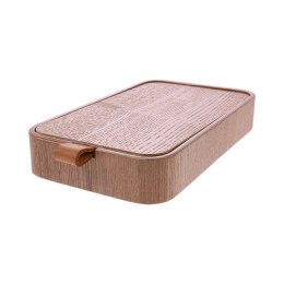 Drewniane pudełko z lusterkiem