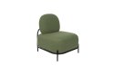 Fotel tapicerowany lounge PAXTON zielony