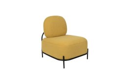 Fotel tapicerowany lounge PAXTON żółty