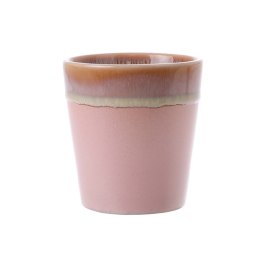 Kubek ceramiczny 70's: róż