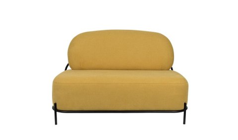 Sofa tapicerowana dwuosobowa PAXTON żółta