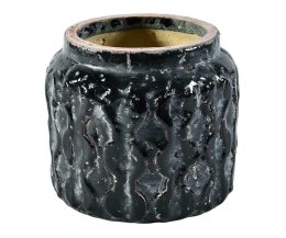 Osłonka ceramiczna szkliwona czarna NERO decor