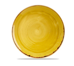 Mustard Seed Yellow : Talerz płytki Stonecast 288 mm