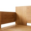 Sofa OUTDOOR z drewna tekowego z poduchami natural