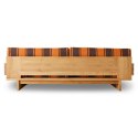 Sofa OUTDOOR z drewna tekowego z poduchami retro