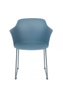 Fotel plastikowy TILDA niebieski