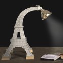 Lampa ledowa wieża Eiffla biała PARIS M