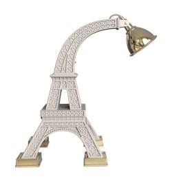 Lampa ledowa wieża Eiffla biała PARIS XL