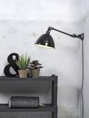 Lampa ścienna zginana emaliowana czarna Amsterdam S