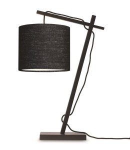 Lampa biurkowa żuraw czarna z czarnym abażurem ANDES